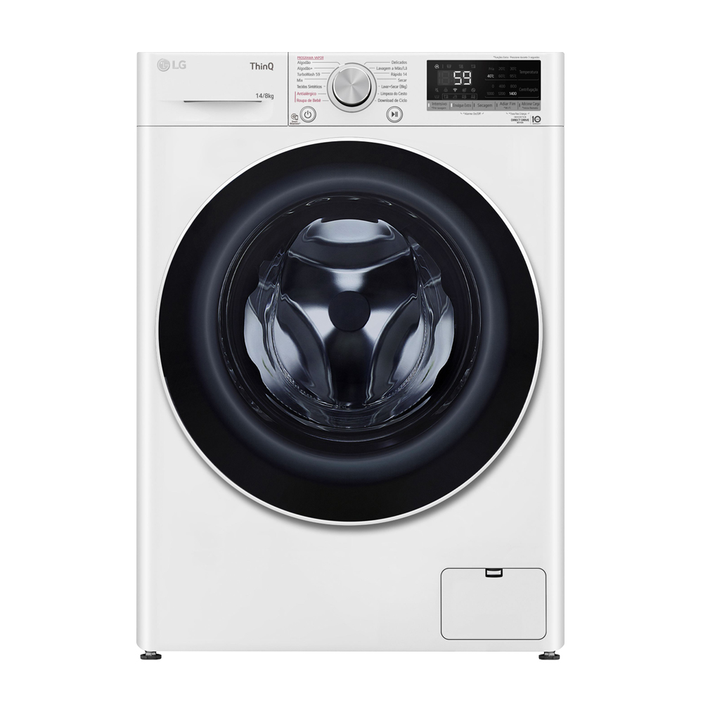 Lava e Seca Smart LG CV4 14kg Com Intelig?ncia Artificial CV5014WC4A