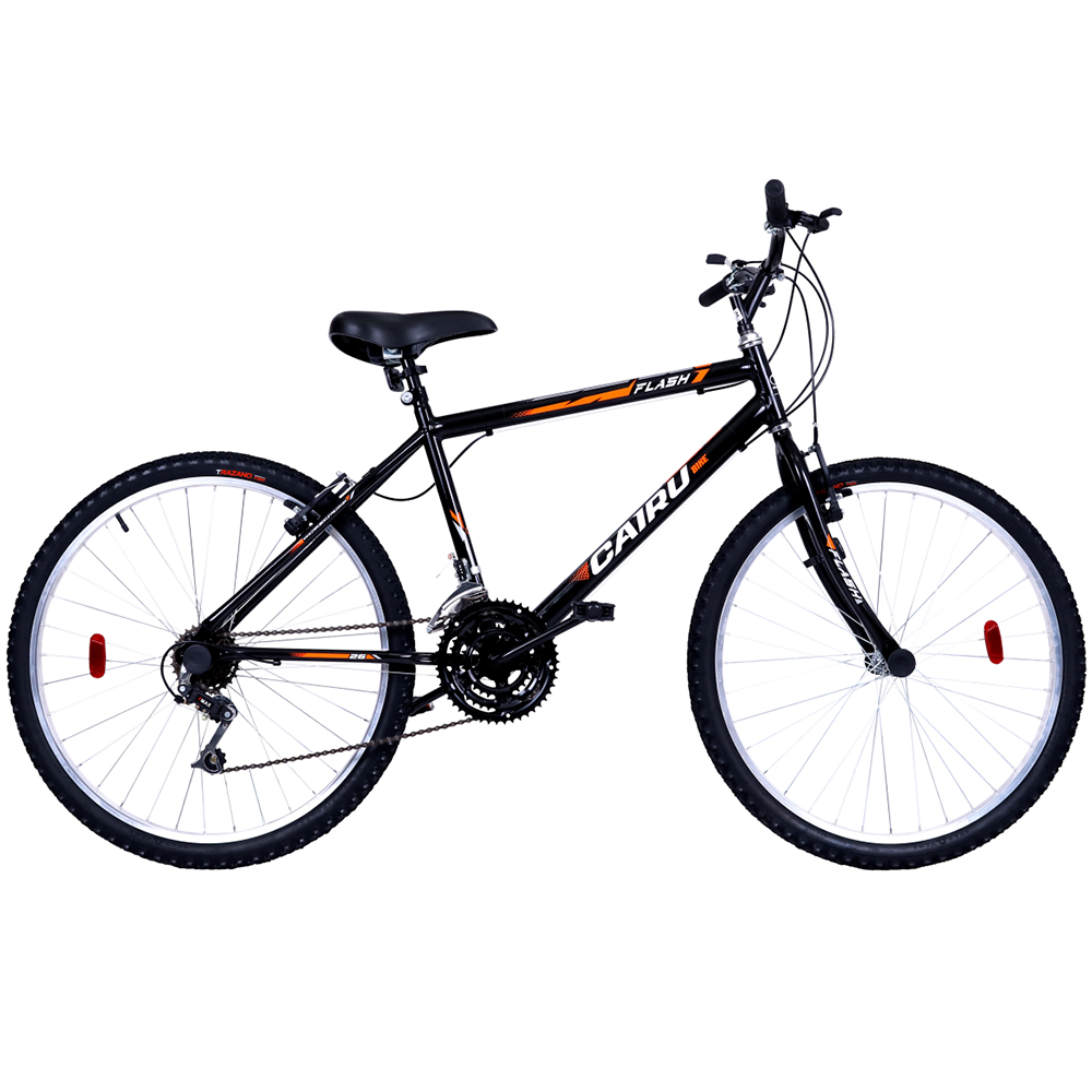 Bicicleta Aro 26 Cairu Flash 21 Marchas Freio V-Brake em A