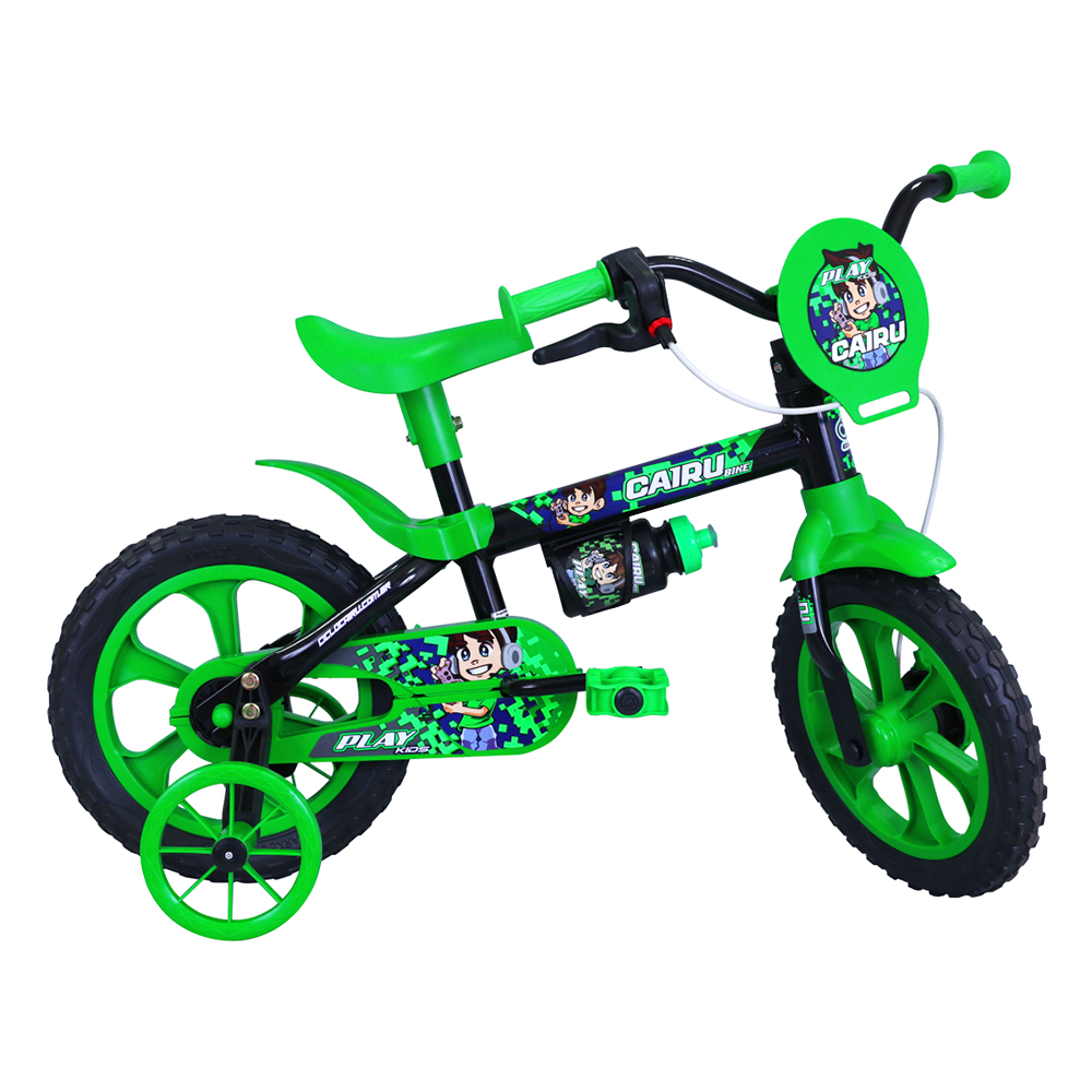 Bicicleta Infantil Aro 12 Cairu Play Kids Freio Dianteiro a Tambor 1 Marcha