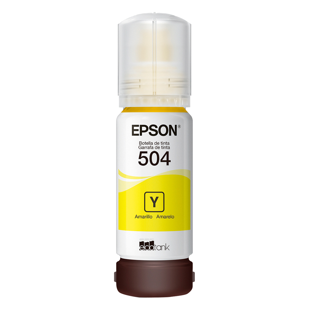 Refil Tanque de Tinta Epson Amarelo T504 at