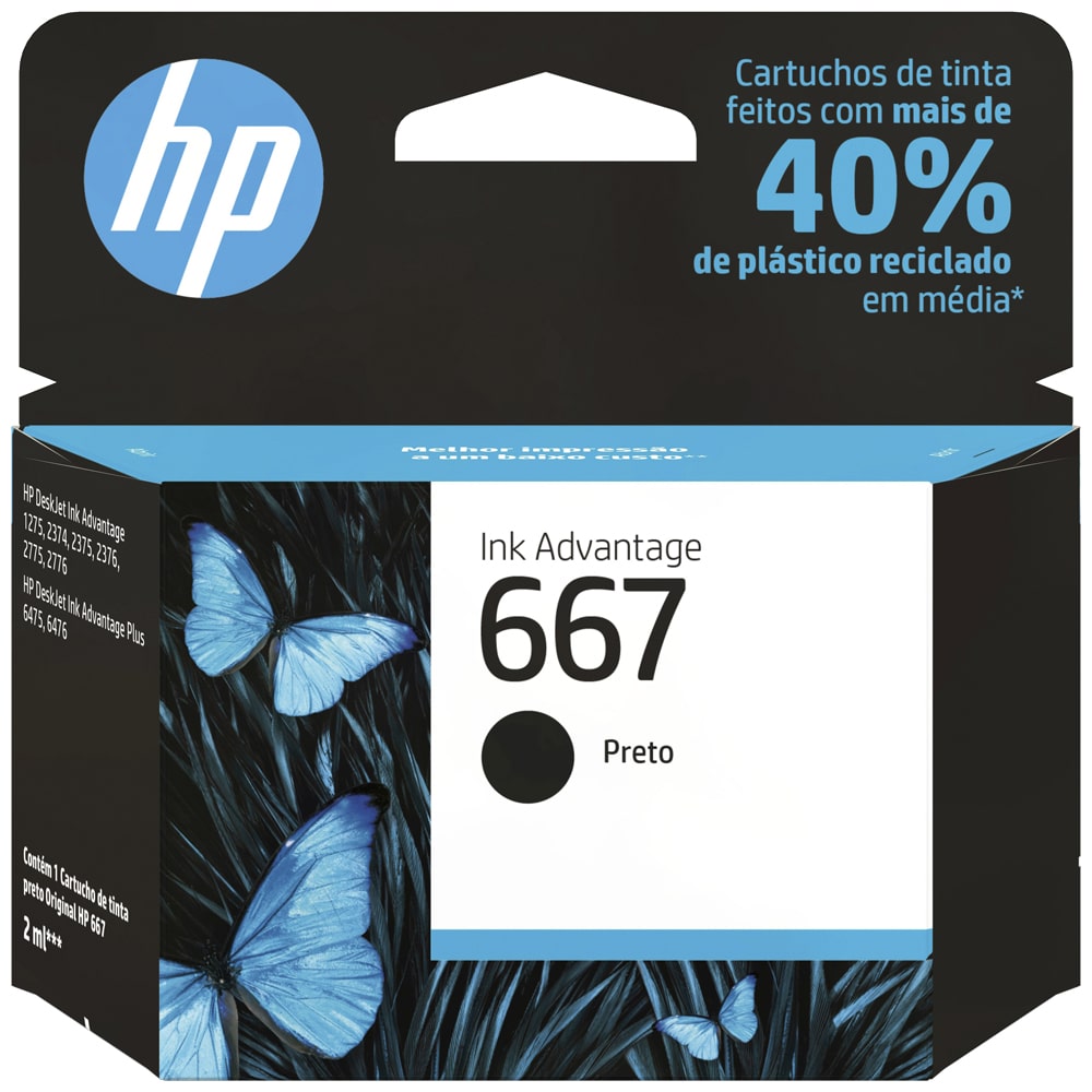 Cartucho de Tinta HP Preto N