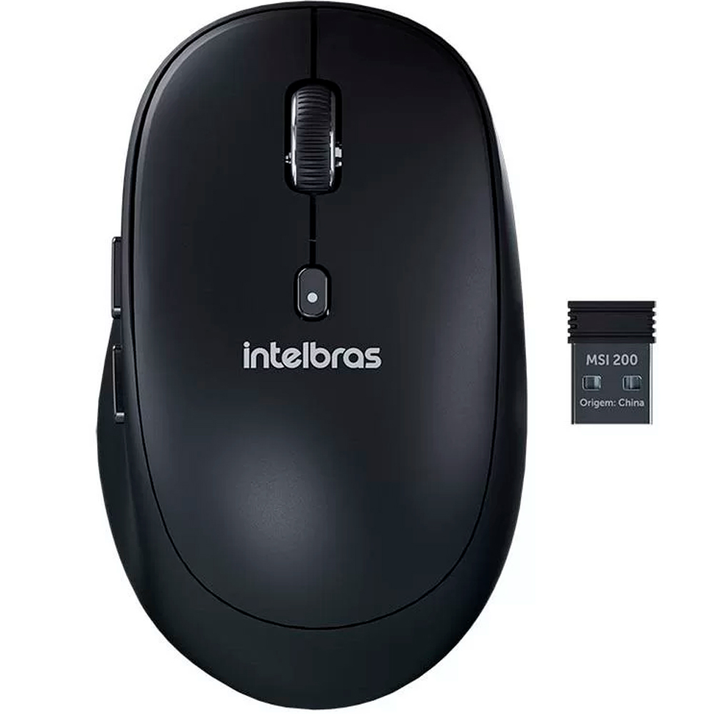 Mouse Sem Fio Intelbras MSI200 Sensor 