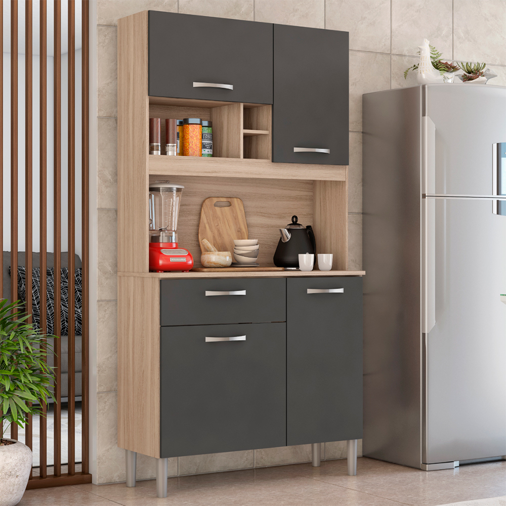 Cozinha Compacta 4 portas 1 Gaveta Malta Dem?bile