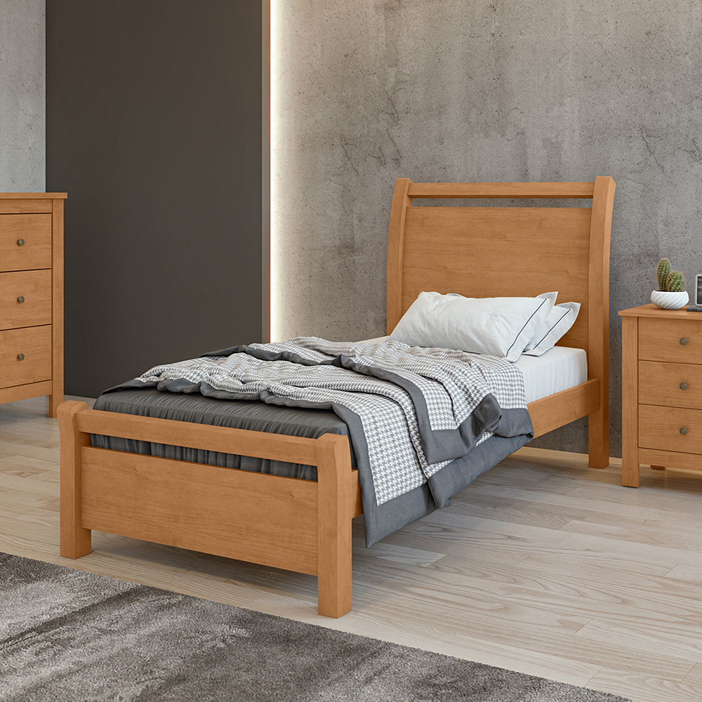 Cama de Solteiro MDP MDF Suporta at