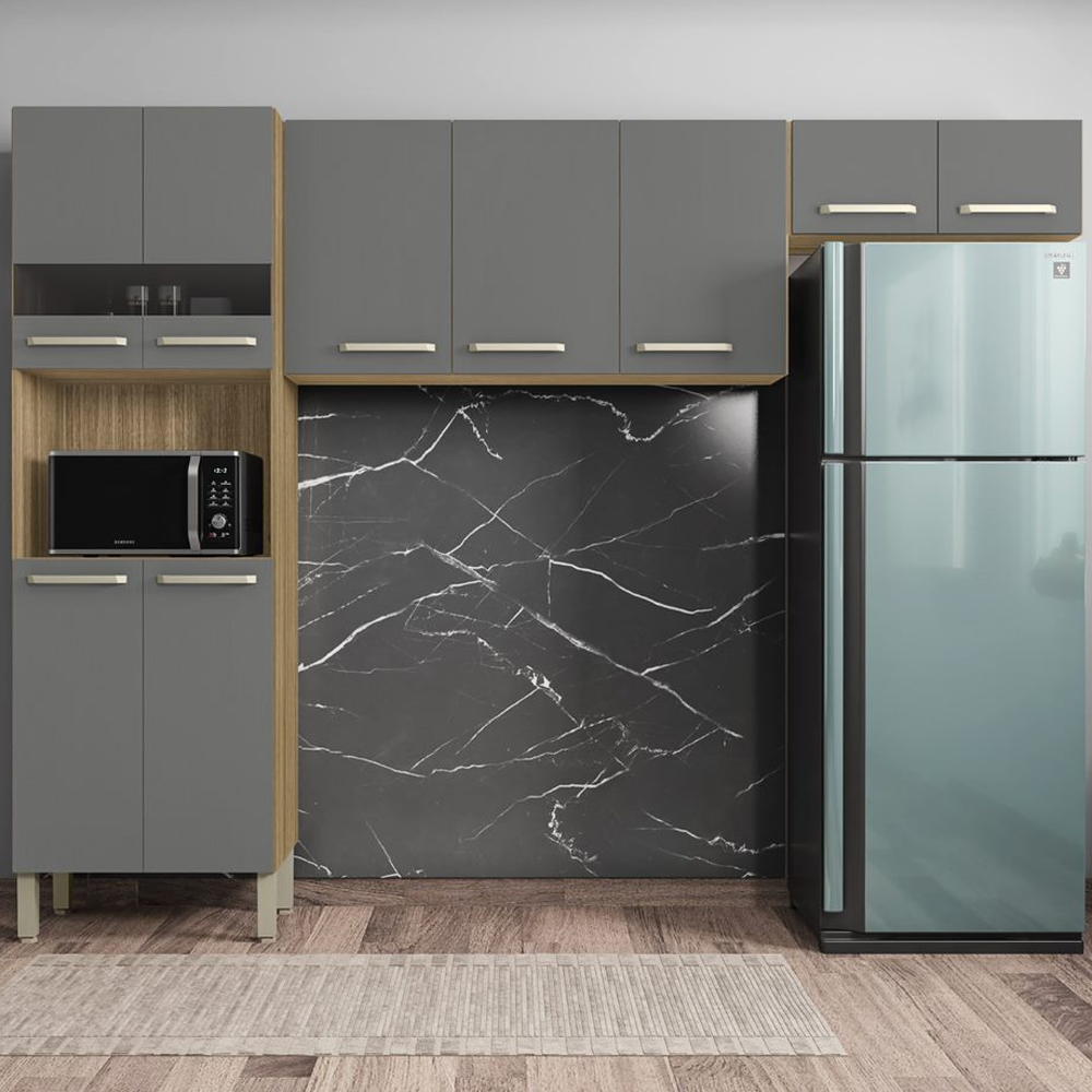 Cozinha Compacta 9 Portas Versalhes Kit's Paran
