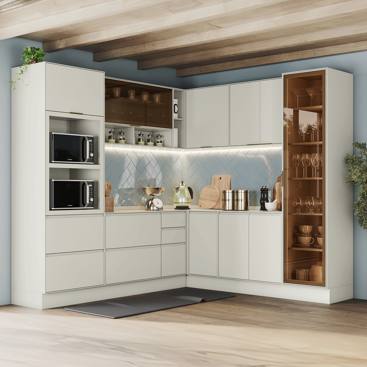 Cozinha Modulada 8 Pe