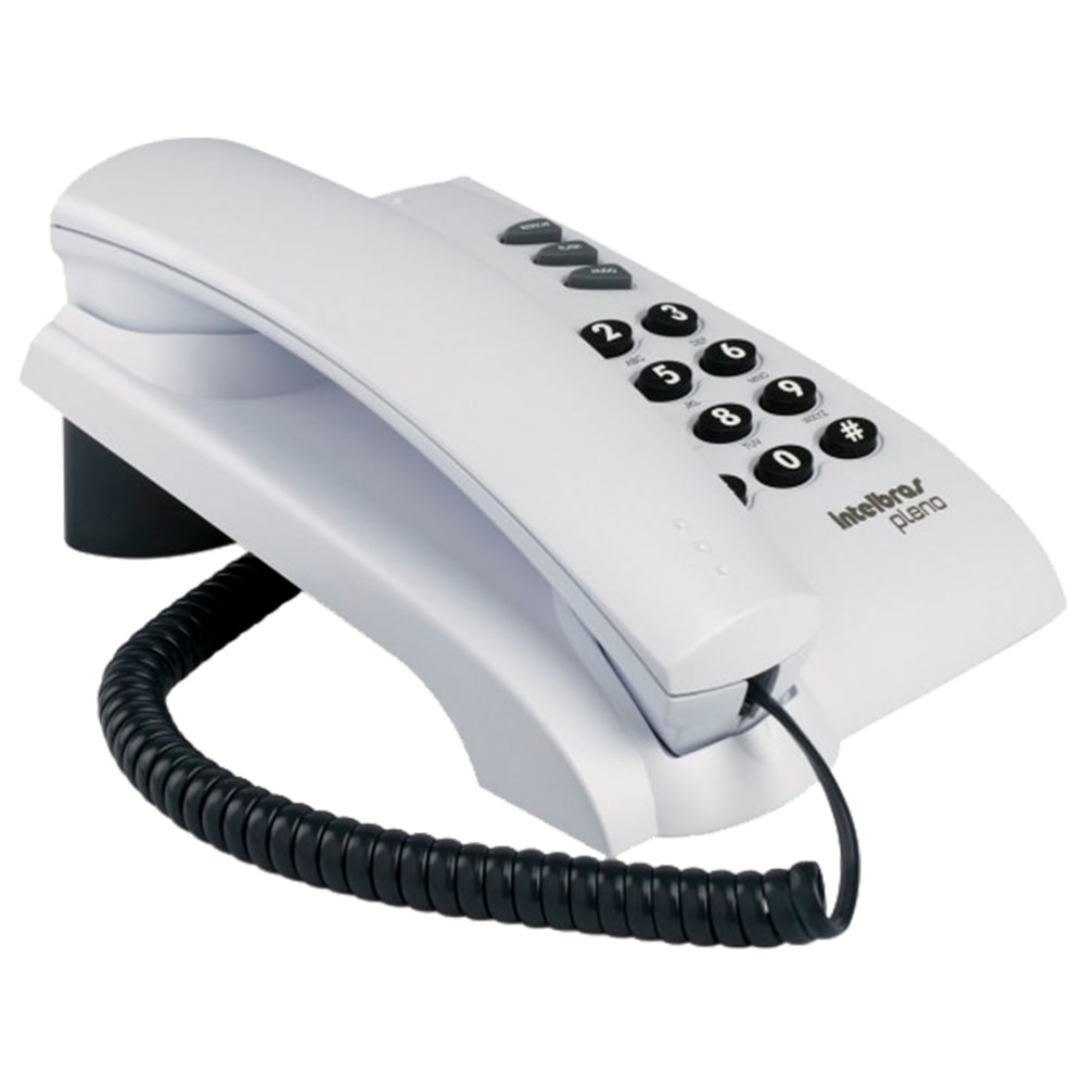 Telefone Intelbras Pleno com Fio e Chave de Bloqueio Fun