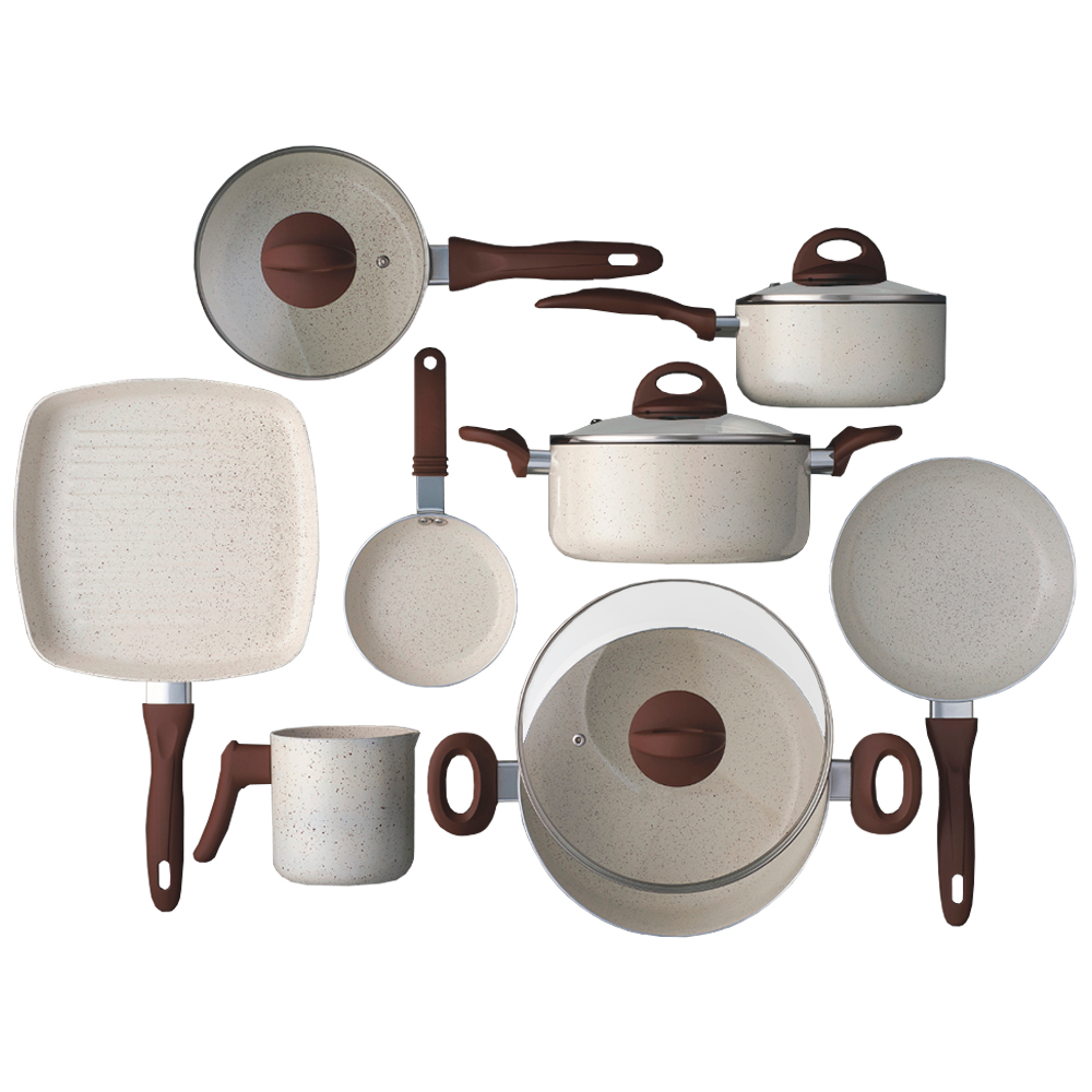 Jogo de Panelas Brinox Antiaderente 8 Pe