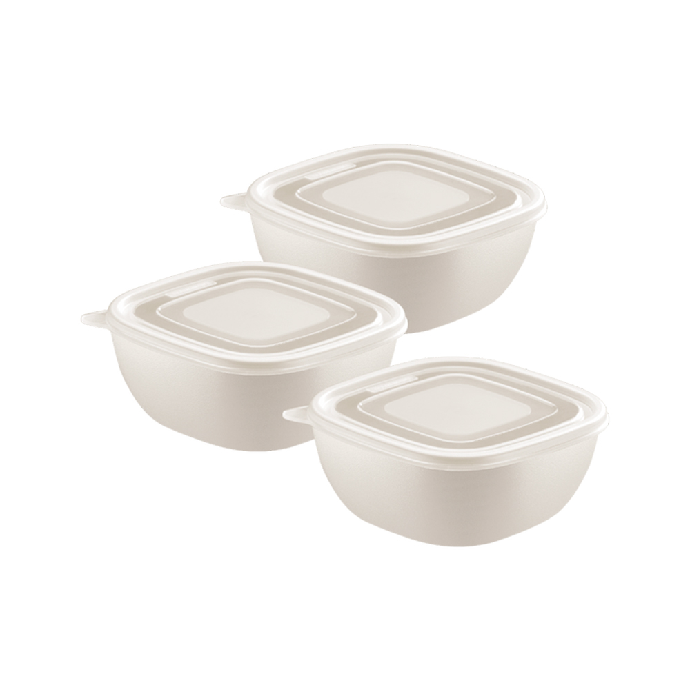 Conjunto de Potes Mixcolor 600 ml 3 Pe
