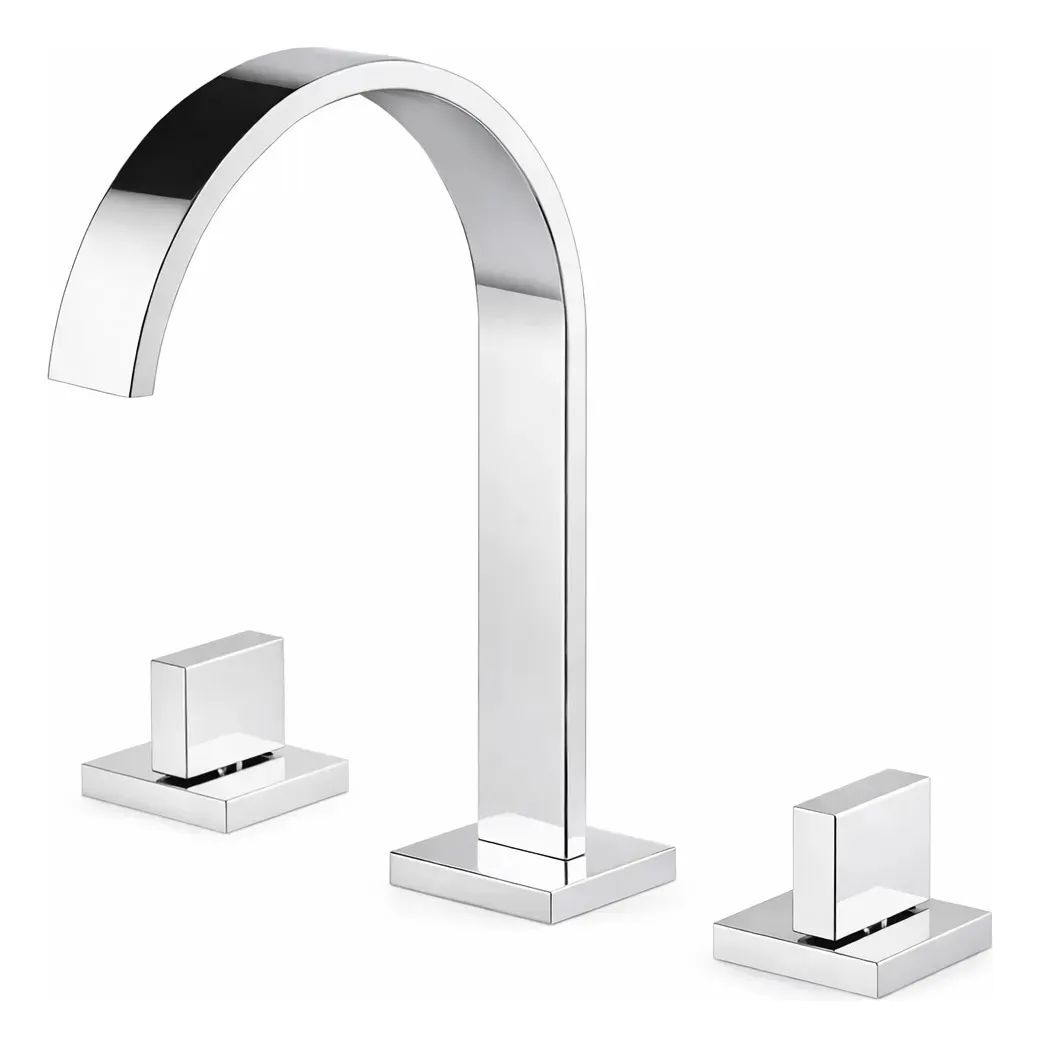 Torneira Misturador Lavat?rio Slim Bicomando Luxo Cromado