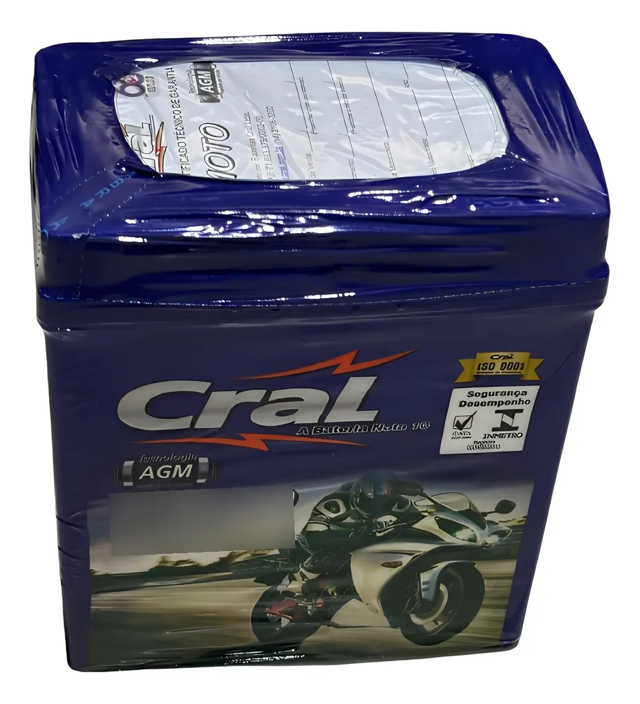 Bateria Selada Cral Moto 7ah Yamaha Xtz 250 Tener